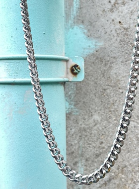 高密钛钢男士古巴项链