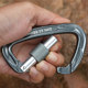 Carabiner thread buckle main lock special ice climbing equipment outdoor