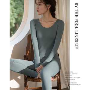 保暖内衣女加绒加厚秋冬季2025年新款发热女士纯棉秋衣秋裤套装