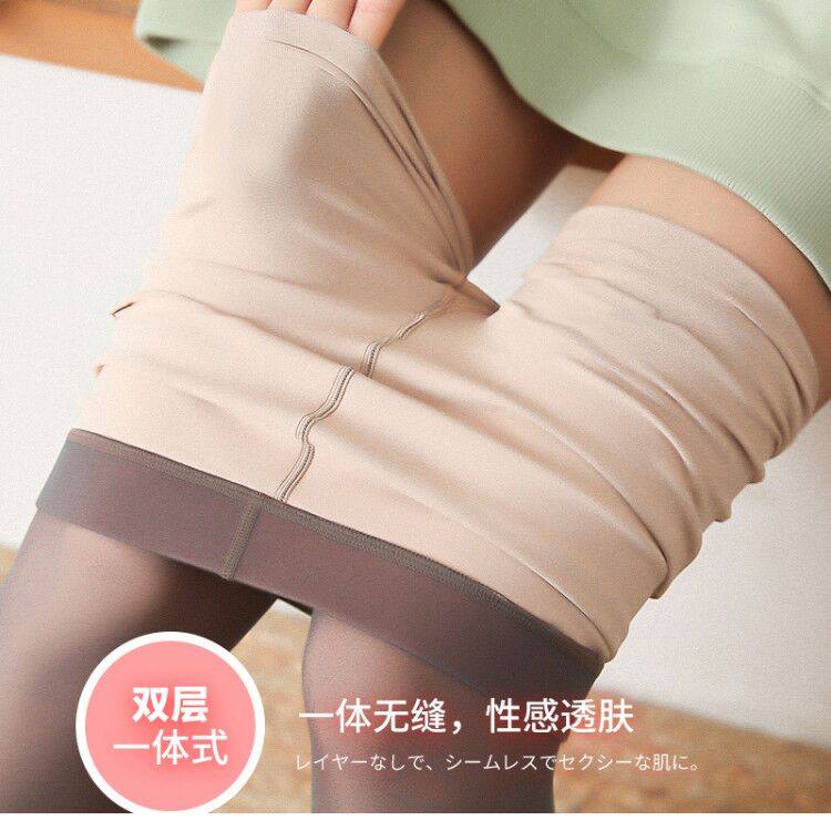 空姐灰透肤假透肉一体无缝黑连裤袜 俞兆林短袜/打底袜/丝袜/美腿袜