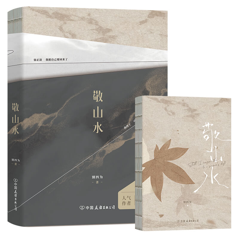 【赠双面旋转立牌+明信片X4+透卡挂件】敬山水别四为代表作虐心暗恋现言经典畅销青春文学言情小说新书实体书磨铁图书正版书籍包邮 - 图3