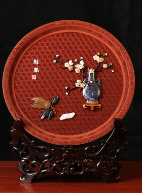 结婚生日礼品台屏扬州漆器厂