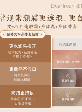 一抹提亮美白艾琳素颜霜增白亮白
