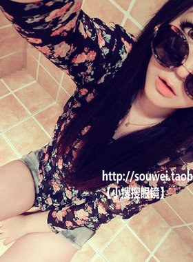 墨镜非主流太阳眼镜赵丽颖同款