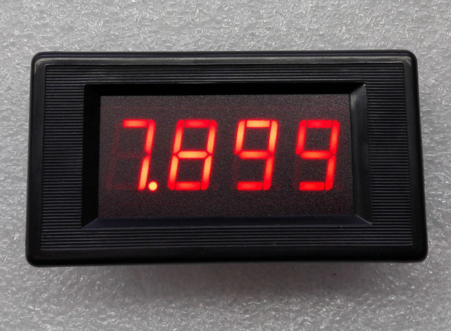 DC5V (12V) power supply digital display head 5140 digital DC ammeter AC voltage meter 4 bits
