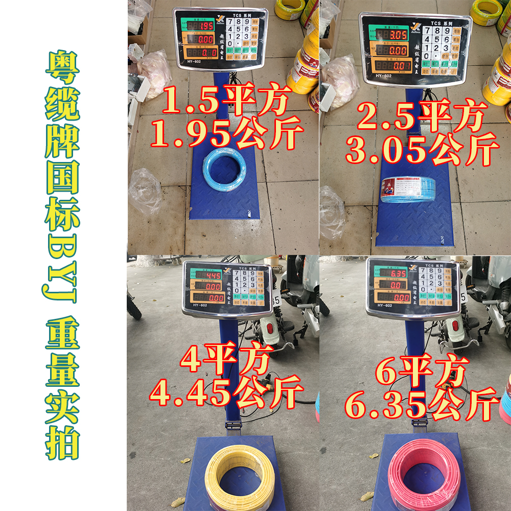 粤缆牌 WDZ/WDZB BYJ2.5低烟无卤阻燃1.5 4平方国标纯铜单支电线 - 图2