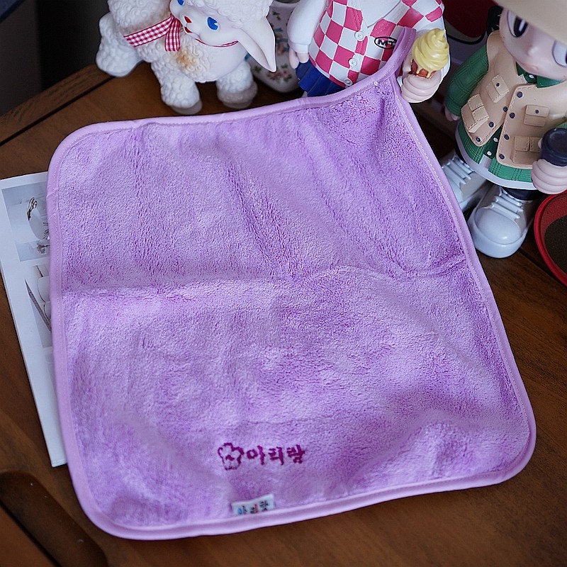 韩版阿里郎珊瑚绒小方巾吸水不掉毛柔软浴室厨房擦手巾小毛巾面巾,淘宝优惠券,粉丝福利购,淘宝优惠卷