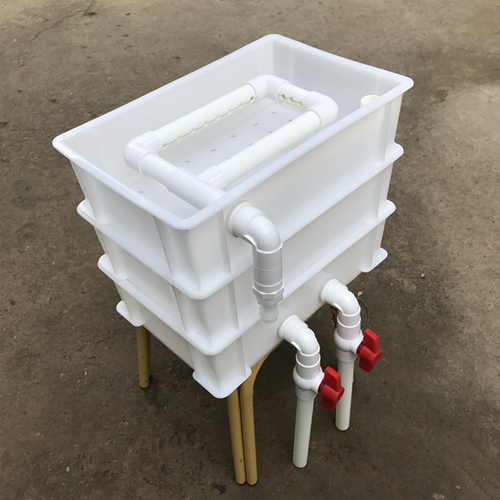 高效8号周转箱过滤盒自制DIY鱼缸过滤箱水族箱滴滤龟缸过滤器 - 图1
