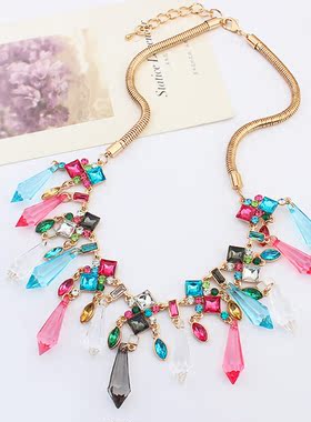 短款甜美风礼物项链女