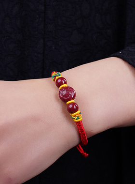 【普陀山官方】宝宝防惊吓红绳