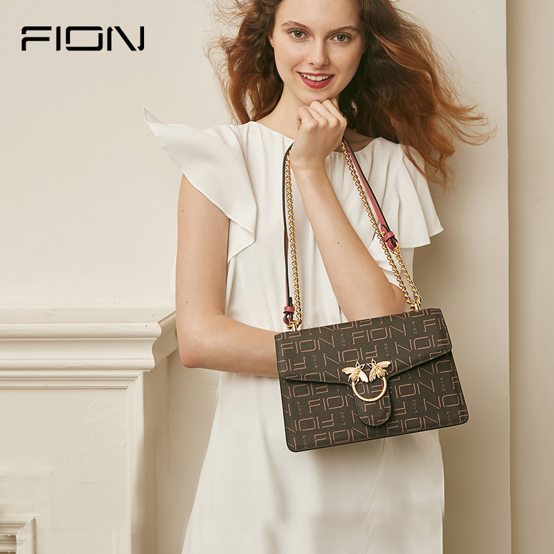 fion /菲安妮小众轻奢经典斜挎包 FION菲安妮女士包袋