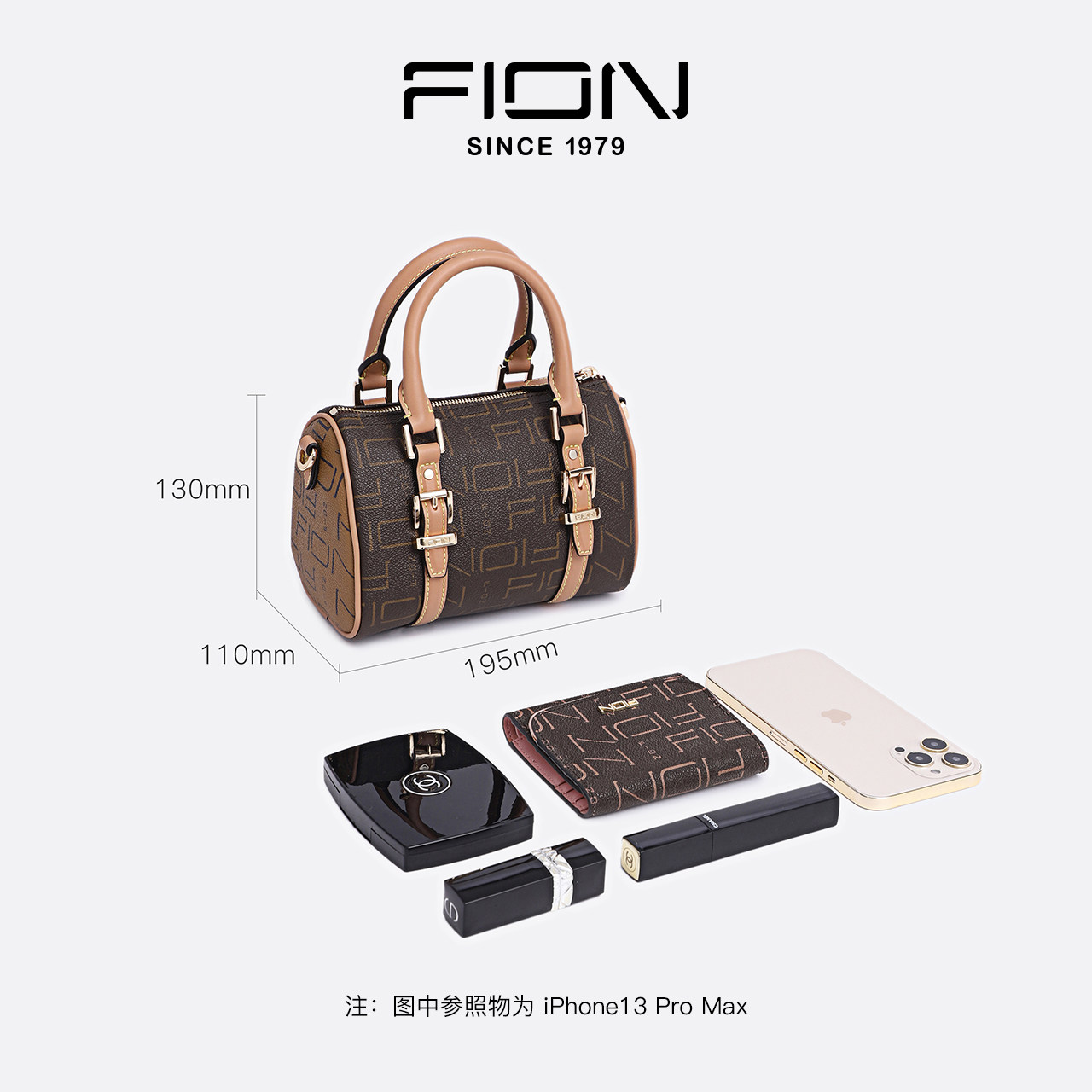 【自播专属】老花2023新款波士顿包 FION菲安妮女士包袋