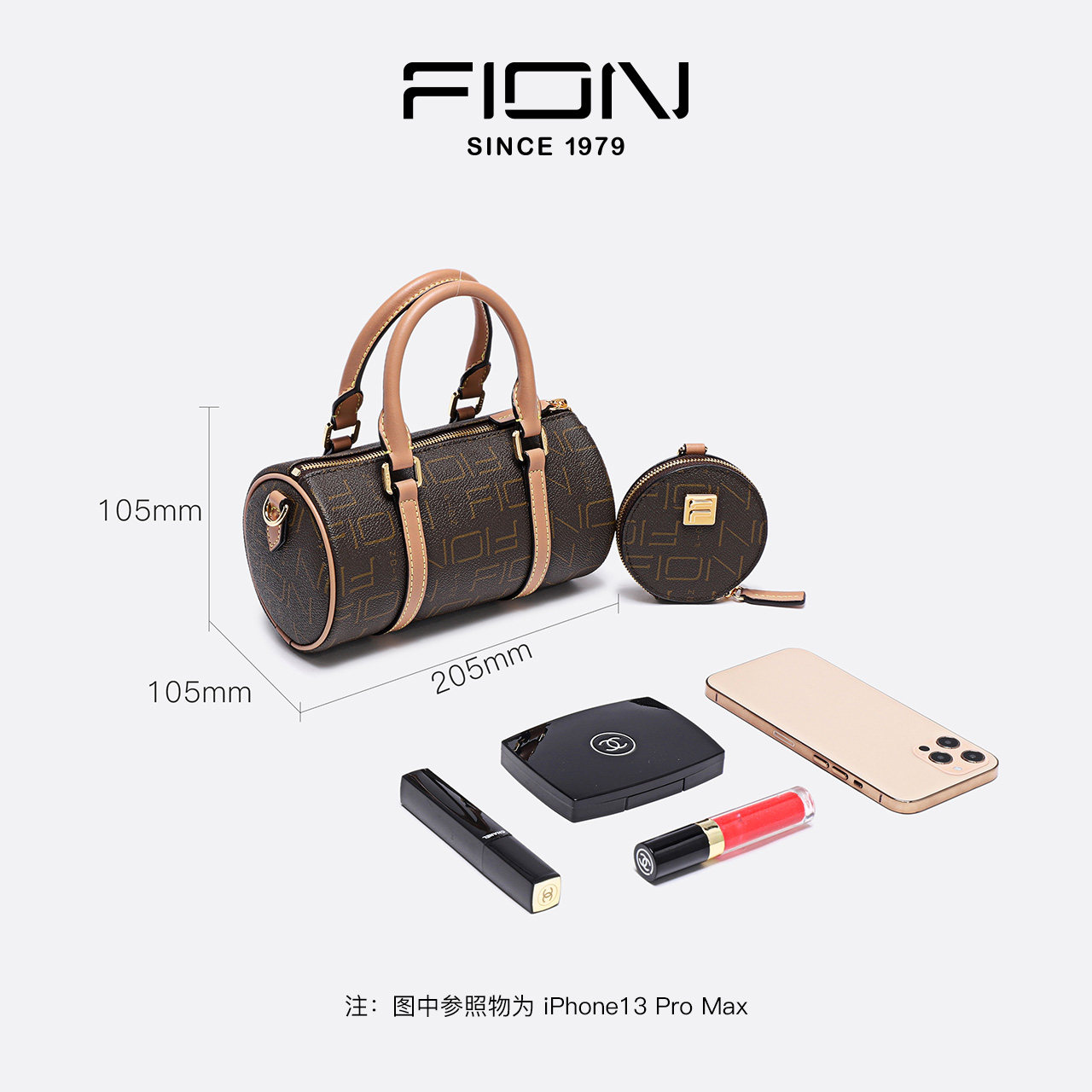 fion /菲安妮波士顿新款斜挎枕头包 FION菲安妮女士包袋