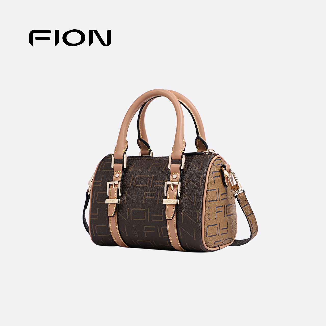 【自播专属】老花2023新款波士顿包 FION菲安妮女士包袋