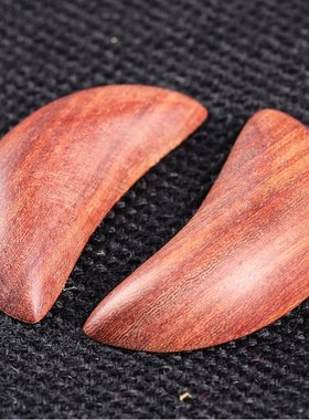 怀旧圣杯桃木红檀鸡翅木茭杯茭杯桌面复古用品工艺品摆件客厅装饰