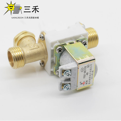太阳能电磁阀自动上水阀DC12V24V220V控制器湘君热水器配件大全 - 图2