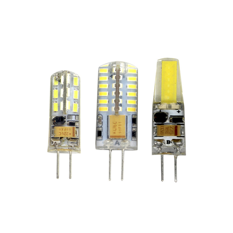 G4两针LED节能灯泡2W 4W插针12V 220V插脚泡镜前灯水晶灯吊灯灯珠_虎窝淘