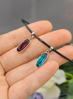 纯银蜡绳锁骨链女百搭高级