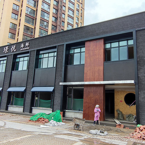 PU轻质艺术仿真流水石文化石酒店别墅背景外墙室内外庭院人造石皮 - 图0