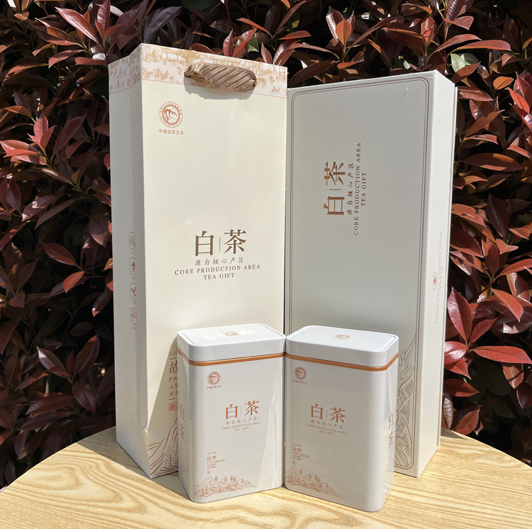 新茶礼品盒白茶安吉特产白茶礼盒包装盒茶叶盒子2两礼盒100克空盒