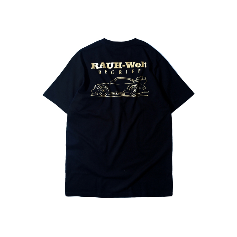 「PITPAT x DPLS」- RWB PORSCHE TEE 2.0 T恤 男女同款 / 黑色 - 图1