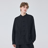 New Chinese men's jacket ethnic Chinese style button-up shirt Tang suit stand collar trendy men's retro shirt