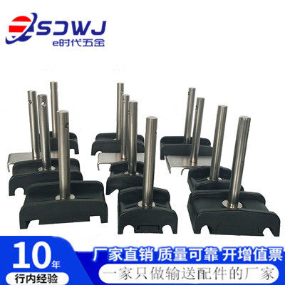 Assembly line stainless steel nylon round clamp guardrail bracket