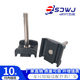 Assembly line stainless steel nylon round clamp guardrail bracket