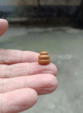桃核三通光珠手串配饰桃核
