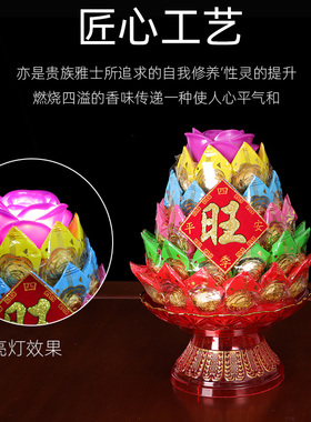 手工编织糖果敬佛供奉文昌塔