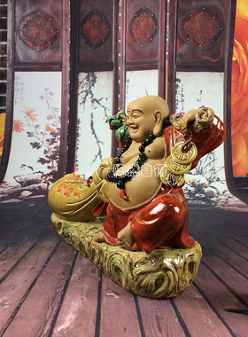 弥勒佛风水会所开业礼品家居装饰