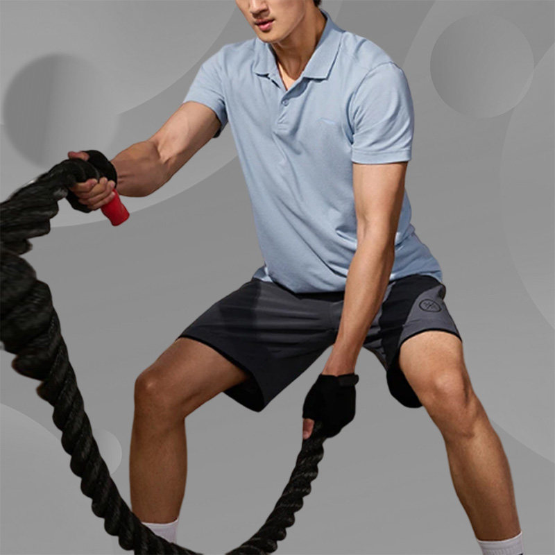 Lining/李宁正品新款男士健身系列休闲翻领纯棉短袖POLO衫APLT029,淘宝优惠券,粉丝福利购,淘宝优惠卷