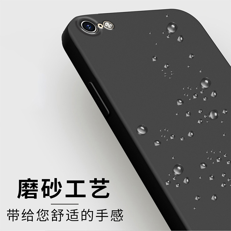 适用苹果6splus手机壳iPhone6保护套6s软外壳6plus硅胶套磨砂液态魔方直边加厚镜头全包防摔男女新款 - 图1