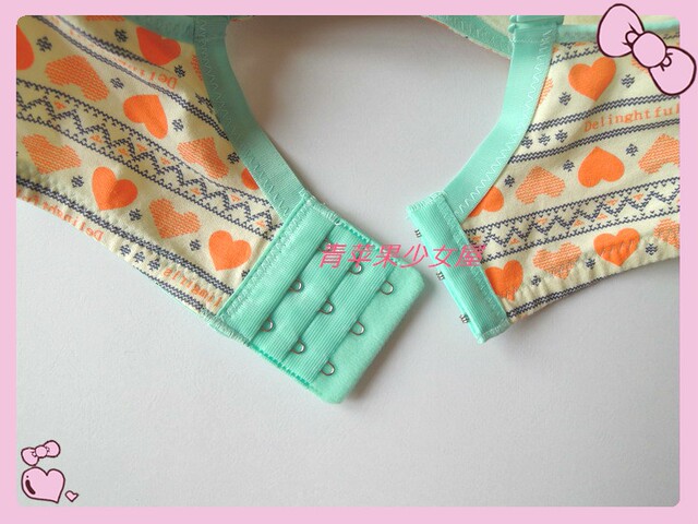 Bailing Baili three-dimensional push-up breast-retracting soft steel ring girl underwear student bra development period love
