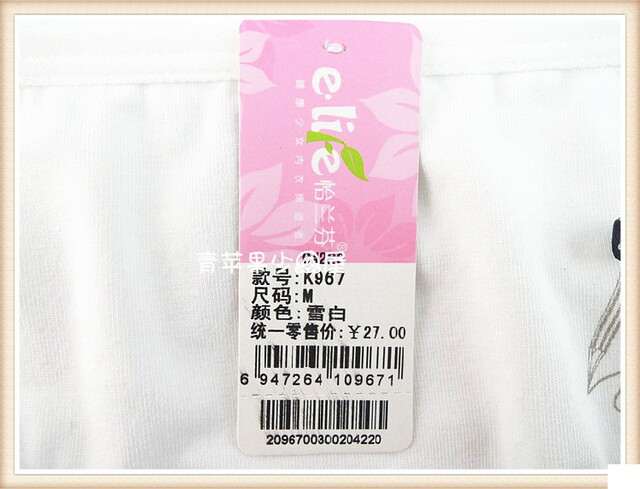 Yilanfen girl cartoon student briefs