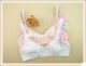 Yilanfen solid color cotton girls bra 2 pieces