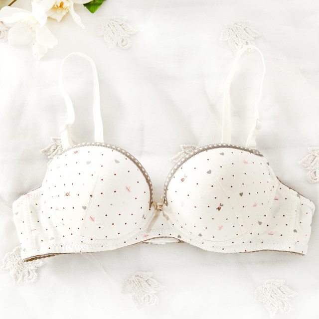 Soft underwire 100% cotton shaping bra for growing girls