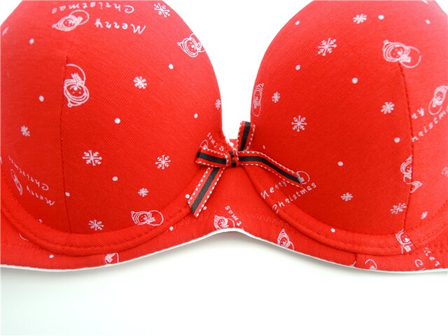 Yilanfen soft steel ring animal year black girl bra