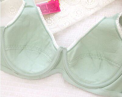 Cotton wide shoulder strap plump plus size 95c girls bra