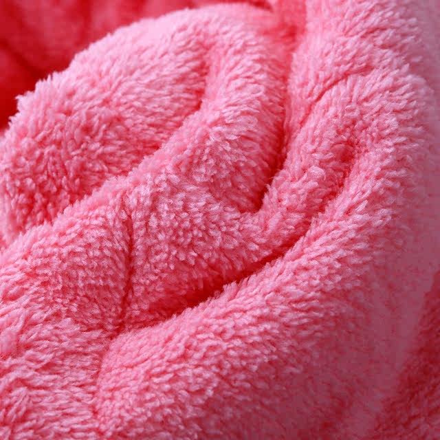 Girls thickened quilted cartoon home clothes clearance special price