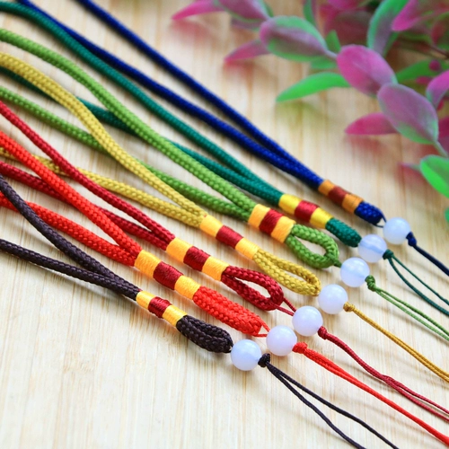 Плетеный аксессуар ручной работы из грецкого ореха, украшение-шарик из нефрита, ручка, украшение в руку, ремешок, аксессуары