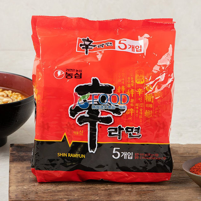Imported from South Korea, Nongshim Shin Ramyeon, Anseong Noodle Soup, Fried Sauce, Spicy Korean Instant Noodles, Mixed Noodles, Bagged Squid Instant Noodles