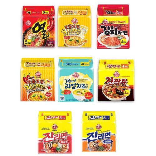 不倒翁金拉面辣味韩式泡面芝士海鲜火热泡菜袋装韩国进口方便面 - 图3
