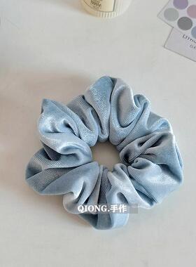 原创重工金丝绒大号大肠发圈包邮