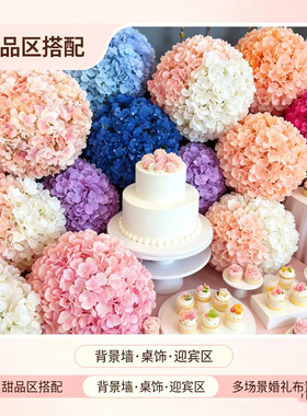 花球仿真花婚庆半圆半球橱窗