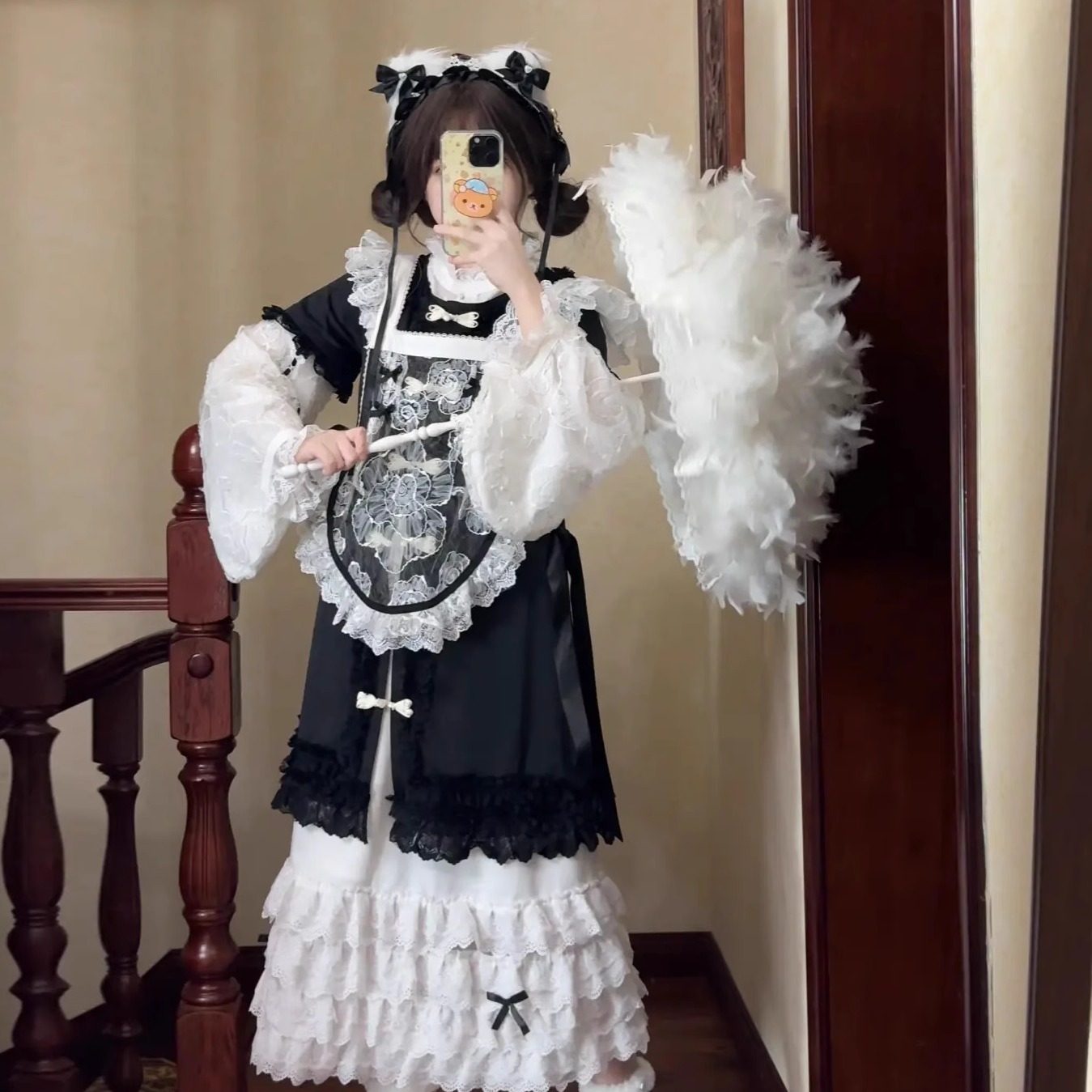 小欣原创爱丽丝的游园惊梦汉洋折衷亚文化中华风新中式国风套装裙,淘宝优惠券,粉丝福利购,淘宝优惠卷