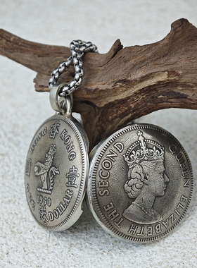 香港大一元硬币照片记忆盒