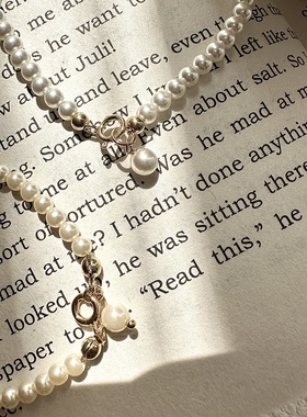 【99元3件】Siaon 原创施家珍珠手链经典珍珠白奶油白强光轻奢