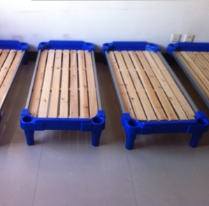 幼儿园塑料布床格子床配件 连体床脚 塑料床脚床腿 单腿塑料脚新 - 图0