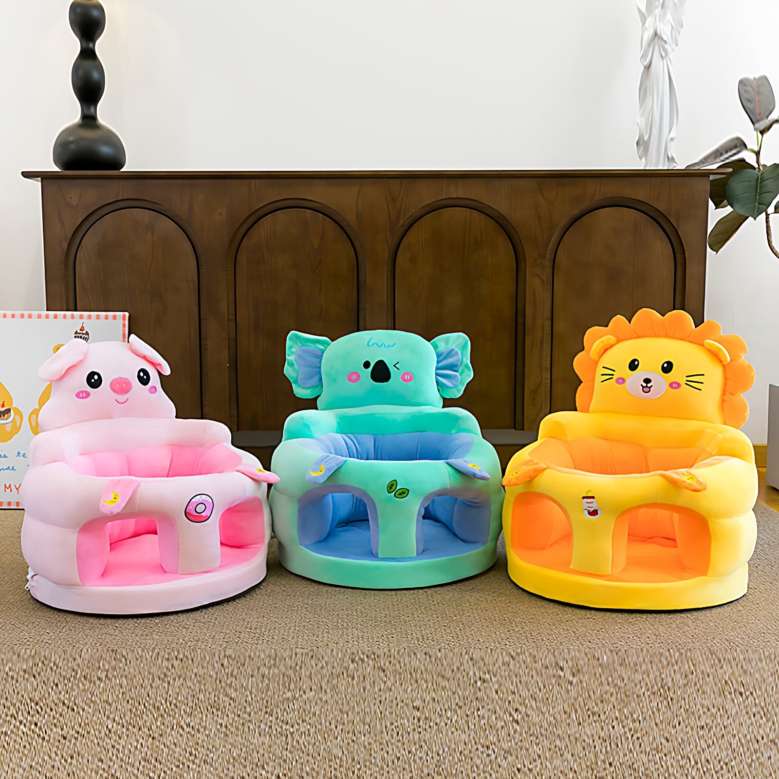 宝宝学坐椅宝宝学坐椅婴儿学坐沙发儿童沙发椅卡通小沙发懒人躺椅,淘宝优惠券,粉丝福利购,淘宝优惠卷